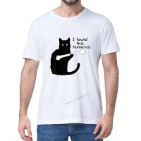 Funny Premium Cotton I Found This Humerus Humorous Black Cat Christmas Men Camisas Hombre T-shirt Unisex  Funny T-shirts - T-shirts - AliExpress