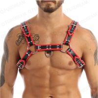 【YF】✇☄✓  Mens Leather Chest Harness Fetish Adjustable Fashion Punk BDSM Bondage Adult Games