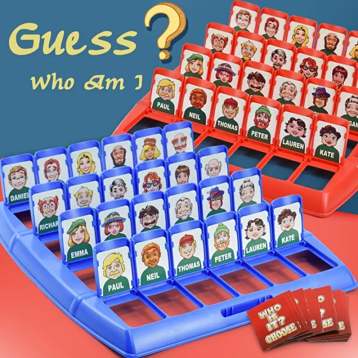 Guess Who I Am Board Game Desktop Educational Toys 2 Player Board Games ...