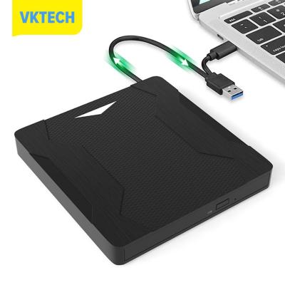 เครื่องเล่นดีวีดี,[Vktech เครื่องเขียนดีวีดี USB3.0เครื่องไดรฟ์ภายนอก TF SD แบบพกพาเครื่องเผาผลาญปลั๊กแอนด์เพลย์ดีวีดี CD-RW ฟรีสำหรับคอมพิวเตอร์แล็ปท็อป