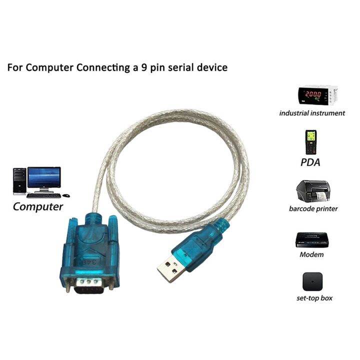 rs232-com-pda-db9-9-pin-ke-adaptor-kabel-usb-2-0-ke-chip-port-seri-ch340-wch-cocok-untuk-windows-7-8-1-10-11-xp-vista-mac-os