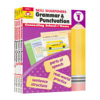 Evan moor skill sharpeners Grammar &amp; Punctuation pre-2 grammar and punctuation workbook Volume 4 kindergarten primary school grade 1 and grade 2 California auxiliary skills pencil sharpener