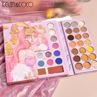 KC223595 KEVIN &amp; COCO 69 Color Eyeshadow Palette  Blush Contouring เซ็ตแต่งหน้า อายแชโดว์ บลัชออน คอนทัวร์