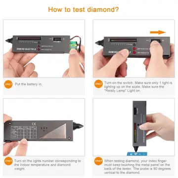 Professional Diamond Selector II, Gem Tester Pen Portable Electronic  Diamond NEW