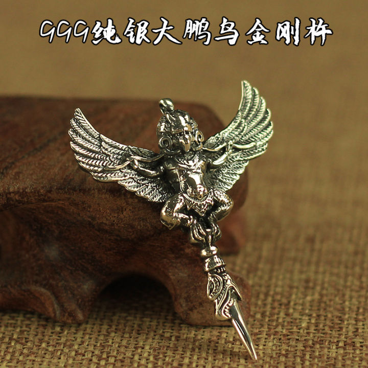 high-quality-ร็อคจี้รูปนกปีกสีทอง-เครื่องประดับทิเบตสำหรับชาวพุทธจี้รูปนก-ร็อคสร้อยคอทองแดงทิเบต