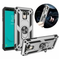 ﹊□❁ Armor Magnetic Case For Samsung Galaxy S8 S9 S10 Plus S20 Ultra 5G Note 8 9 10 Pro For J4 J6 A6 A7 A8 2018 J5 J7 2017 Back Cover