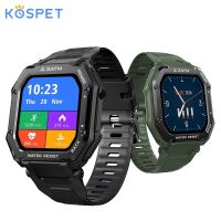 ◊☜ KOSPET ROCK Rugged Smartwatch Outdoor Sports 3ATM Waterproof Fitness Tracker Blood Pressure Monitor Smart Watch for Men