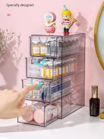 4 Layers Glasses Storage Box Acrylic Organizer Cosmetics Drawers Pen Makeup Organizer Storage Holder Case Stackable Display Cups  Mugs Saucers