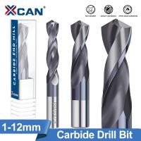 XCAN Carbide Bor Bit 1.0-12Mm VAPO Dilapisi Pistol Bor Bit untuk CNC Mesin Bubut Lubang Cutter Twist bor Bit Logam Alat Bor