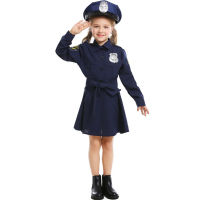 Umorden-Disfraz De Policía Para Niñas,Uniforme De Juego De Rol,Mardi Gras De Halloween,Para Fiesta