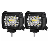 2Pcs รถ LED Bar Worklight 60W Offroad Work Light 12V Spot Lighting Lamp 4X4 LED รถแทรกเตอร์ไฟหน้าหลอดไฟ Spotlight รถบรรทุก ATV UTV