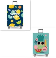 New Summer Fruit Pattern Graphics Suitcase Dust Waterproof Cover Unisex Pull Rod Box Protective Cover