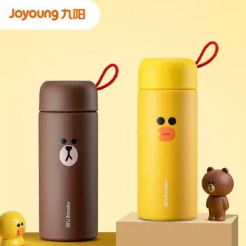 Line Friends Brown Insulated Water Bottle