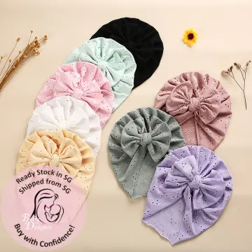 Baby Turban Toddler Girl Newborn Hat Cute Hole Bow Knot Head Band