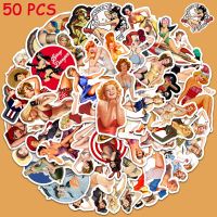 10/50pcs Adult Retro Sexy Pin up Girl Stickers DIY Waterproof Laptop Luggage Guitar Skateboard Scrapbooking Graffiti Decals