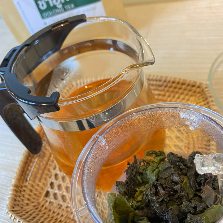 ชาอู่หลง-250g-ใบชาม้วนแห้ง-ชาอู่หลง-ชงร้อน-ชงเย็น-oolong-tea-ชาตราแมวอ้วน