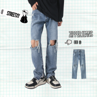 STREETXY-ZIPPER JEANS