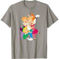 Comedy sci-fi animation the jetsons mens 100% cotton crew neck short sleeve T-shirt Valentines Day gift