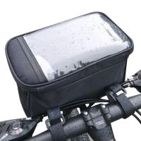 ：《》{“】= Bike Bags Large Capacity Bike Bicycle Front Basket  Waterproof Tube Handlebar Canvas Bag MTB Bag Bicycle Accessories Wholesale