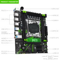 เมนบอร์ด + CPU + เมนบอร์ดแรม + CPU + เครื่องแรม X99 PR9ชุดเมนบอร์ด LGA 2011-3ชุด Xeon E5 2650 V4หน่วยประมวลผล CPU 16GB DDR4 ECC RAM เมมโมรี่ไดรฟ์ SSD NVME M.2