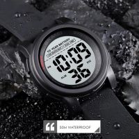 「Dark blue watch」อิเล็กทรอนิกส์วงดนตรีชาย Largelockalarm SportsMen 39; S1564