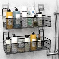 【HOT】▧  Shelf Drilling Wall-Mounted Organizer Shower Shampoo Rack Toilet Shelves