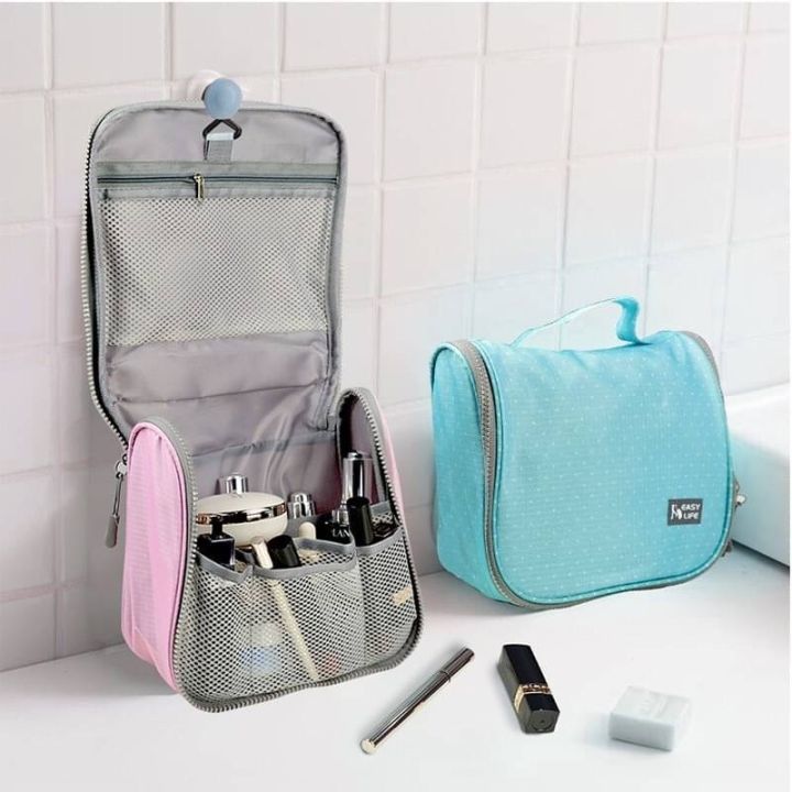 กระเป๋าใส่ของพกพา-กระเป๋าจัดระเบียบ-ใช้งานในนอกสถานที่ต่างๆใช้ใส่-เครื่องสำอาง-แปรงสีฟัน-ยาสีฟัน-ครีม-ฯลฯ