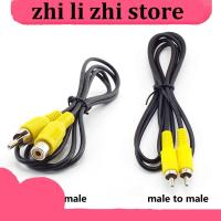 zhilizhi Store 1Meter Av Extension Rca Male To Female Male Cable M/M M/F Bus Lotus Head Audio Video Connector Cable Tv Sound