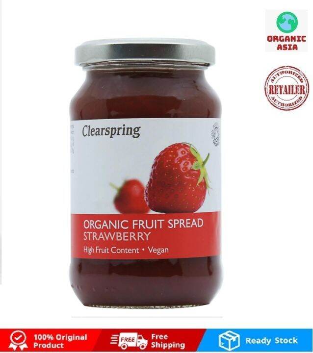 Clearspring Organic Fruit Spread Strawberry 280g Lazada