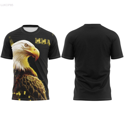 T-shirt 2023 New MMA Eagle Fighting Compatible Gym Training Exercise (Free Custom Name&amp;) Unisex T-shirt 【Free custom name】