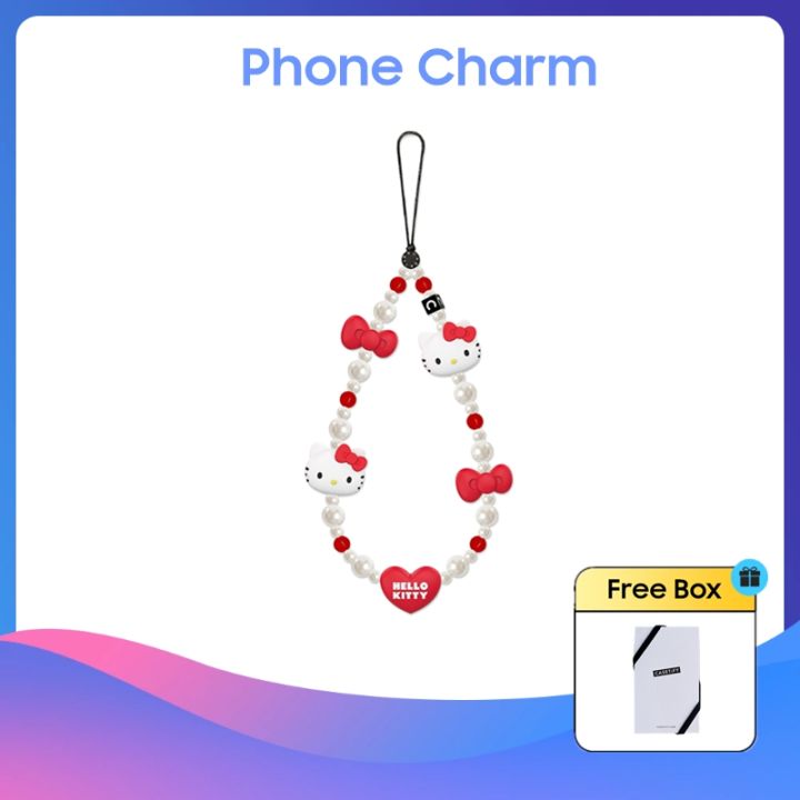 Original CASETiFY Hello Kitty Phone Charm Bracelet Lanyard For