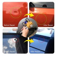 ♗ Automobile dent-free sheet dent repair suction and pull repairer set concave-convex alloy tool