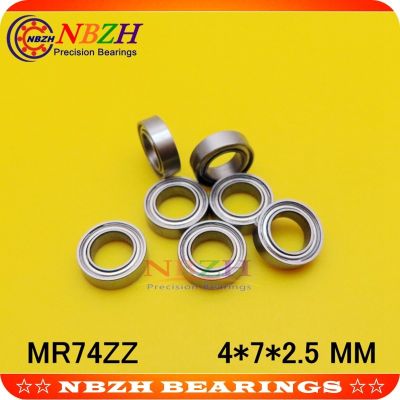 【CW】▨▦  NBZH bearing Shipping MR74 Z SMR74ZZ  L-740ZZ 4x7x2.5 Miniature 440C Material 10pcs/Lot