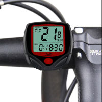 จักรยานกันน้ำจักรยานรอบจอแสดงผล LCD คอมพิวเตอร์ดิจิตอล Speedometer Cycling Computer-wangjun1