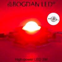 High Power, LED 3W RED แอลอีดีลูกปัดสีแดง สำหรับงานซ่อมหรืองานDIY ให้ความสว่างสูง ความร้อนต่ำ อายุการใช้งานยาวนาน สินค้าพร้อมส่งในไทย