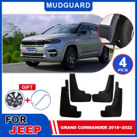 สำหรับ Jeep Grand Commander 2018 ~ 2022 2019 2020 2021 Mudguards Mudflaps Fender Mud Flap Splash Mud Guards อุปกรณ์เสริม