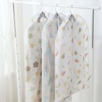 Cartoon Printing Clothing Hanging Storage Bag Moisture Proof Coat Dress Dust Cover Dormitory 3 Sizes Clothes Protector Case 5PCS Wardrobe Organisers