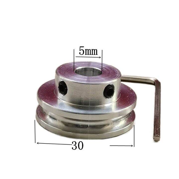 cw-aluminum-alloy-single-groove-pulley-20-30-40mm-small-motor-drive-wheel-groove-width-4mm