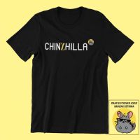 เสื้อยืดพรีเมี่ยมการออกแบบเดิมเสื้อยืด พิมพ์ลาย? Chinzhilla my School RFJ504S-5XL