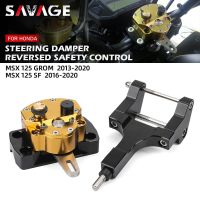 Steering Damper Stabilizer For HONDA MSX125 Grom 125 MSX SF 2013-2020 Motorcycle Accessories Shock Absorber Kit Reverse Safety