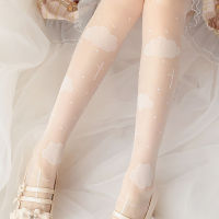 Lolita white Stockings Thin Lolita Knee Socks Long Socks Female Night Searching Unicorn