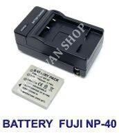 (Saving Set 1+1) FNP-40 / FNP40 / NP-40 / NP40 แบตเตอรี่และแท่นชาร์จสำหรับกล้องฟูจิ Battery and Charger for Fujifilm FinePix F610 Zoom,F650,F700,F710,F810,F811,J50,V10,Z1,Z2,Z3 Zoom,Z5 fd BY JAVA STORE