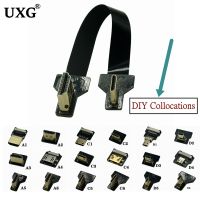 1 Set DIY Short HDTV-Compatible FPV HDTV Cable 20cm ultra thin light HD Flat Ribbon 15CM flexible for Camera video HDTV 10cm