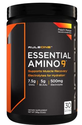 Rule 1 R1 Essential Amino 9 (30 servings) muscle recovery and hydration post workout muscle growth BCAA EAA บีซีเอเอ อะมิโน ฟื้นฟูกล้ามเนื้อ