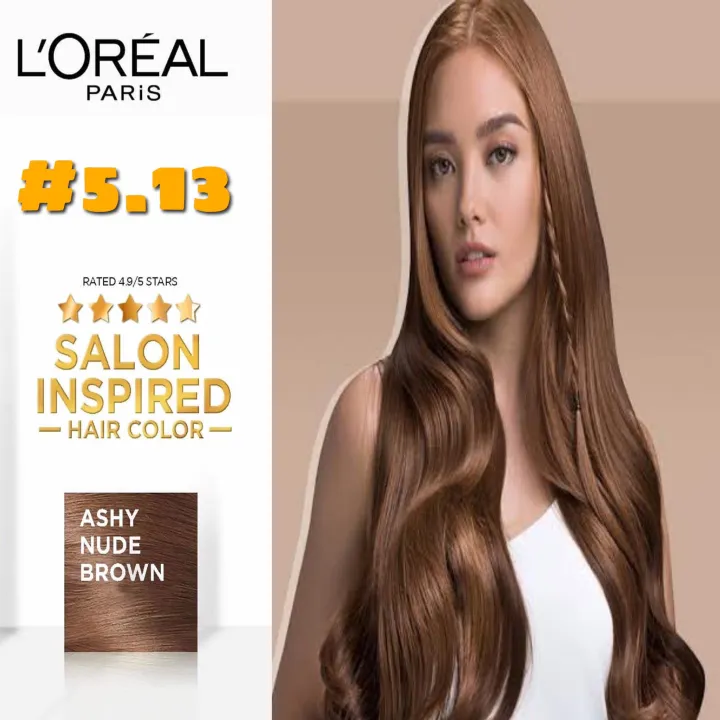 Best Seller Loreal Excellence Fashion # Hair Color Ashy Nude Brown |  Lazada PH