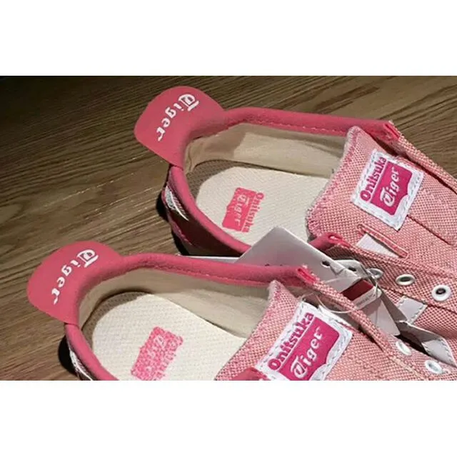 onitsuka tiger pink slip on