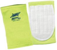 SPORTLAND สนับเข่า มีลูกฟูก Knee Pad W/Cushion 4022 - Yellow/White 1 อัน