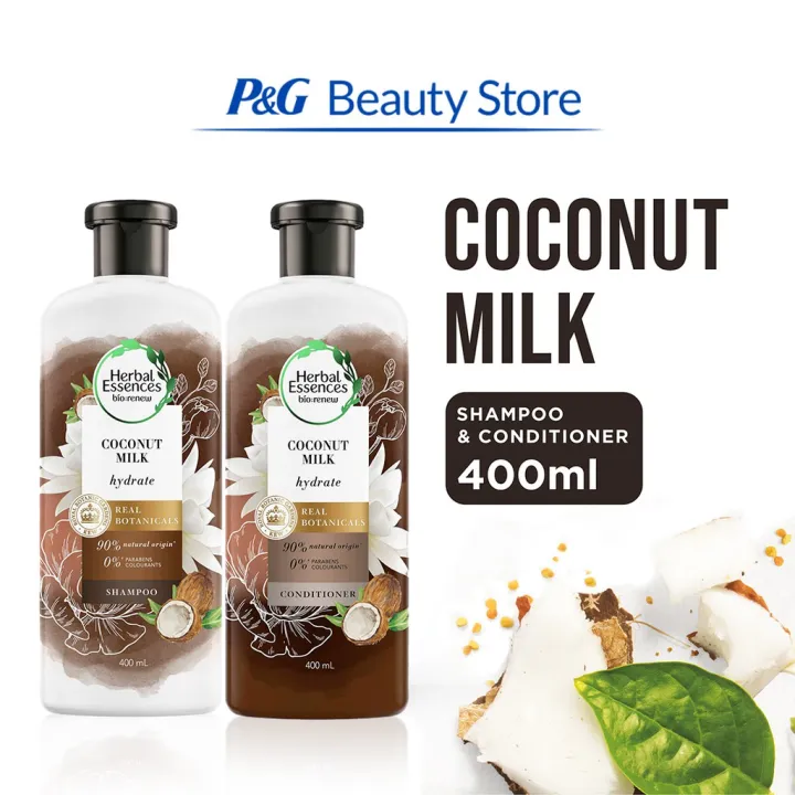 Herbal Essences Hydrate Coconut Milk Shampoo + Conditioner 400mL