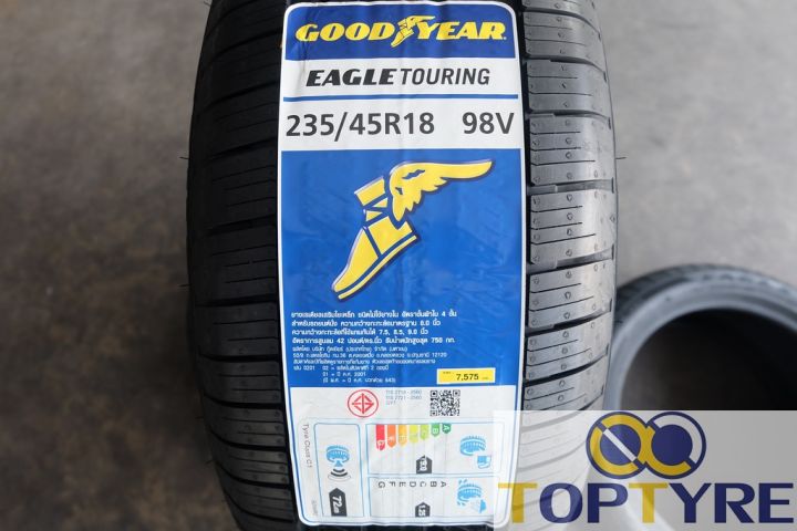 goodyear-รุ่น-eagle-touring-size-235-45-r18-ยางใหม่ปี-2022-จำนวน4เส้น