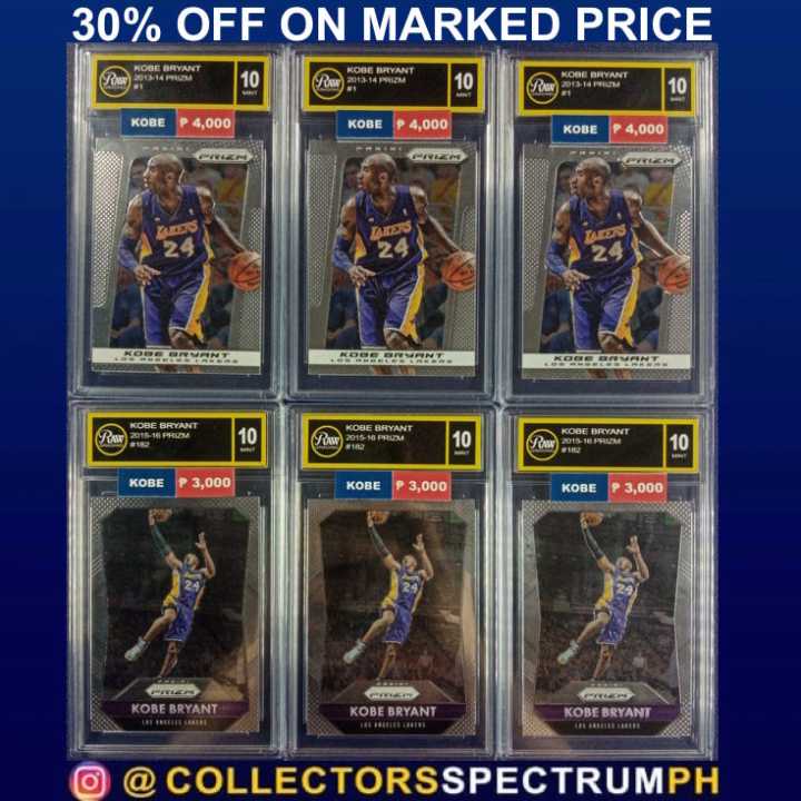 Kobe Bryant Panini Prizm in Raw Card Review Removable Slab | Lazada PH